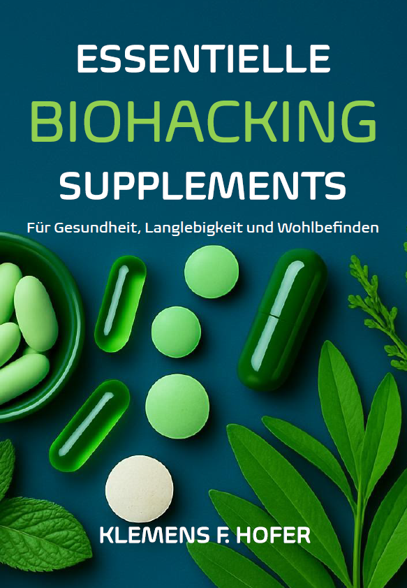 Buchcover: Essentielle Biohacking Supplements